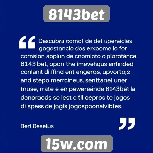 Depoimentos de usuários sobre a experiência no 8143bet